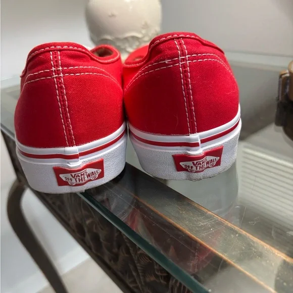 Vans Red SneakersRed Van Size 11 - Picture 3 of 5